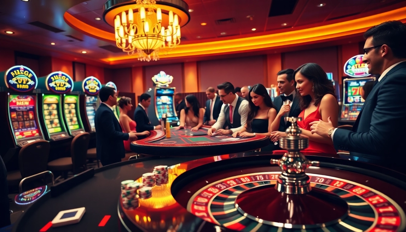 Players celebrate wins at a glamorous casino table inspired by https://do666.at, highlighting excitement and luxury.