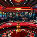 Experience the thrill of high-stakes poker at 777g with vibrant slot machines, roulette wheels, and professional players.
