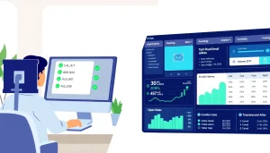 Processus de vérification d’e-mails en ligne montrant un utilisateur téléchargeant des listes d’e-mails avec des résultats positifs.