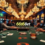 Players engaging in exciting games at 6666bet's luxurious casino environment.
