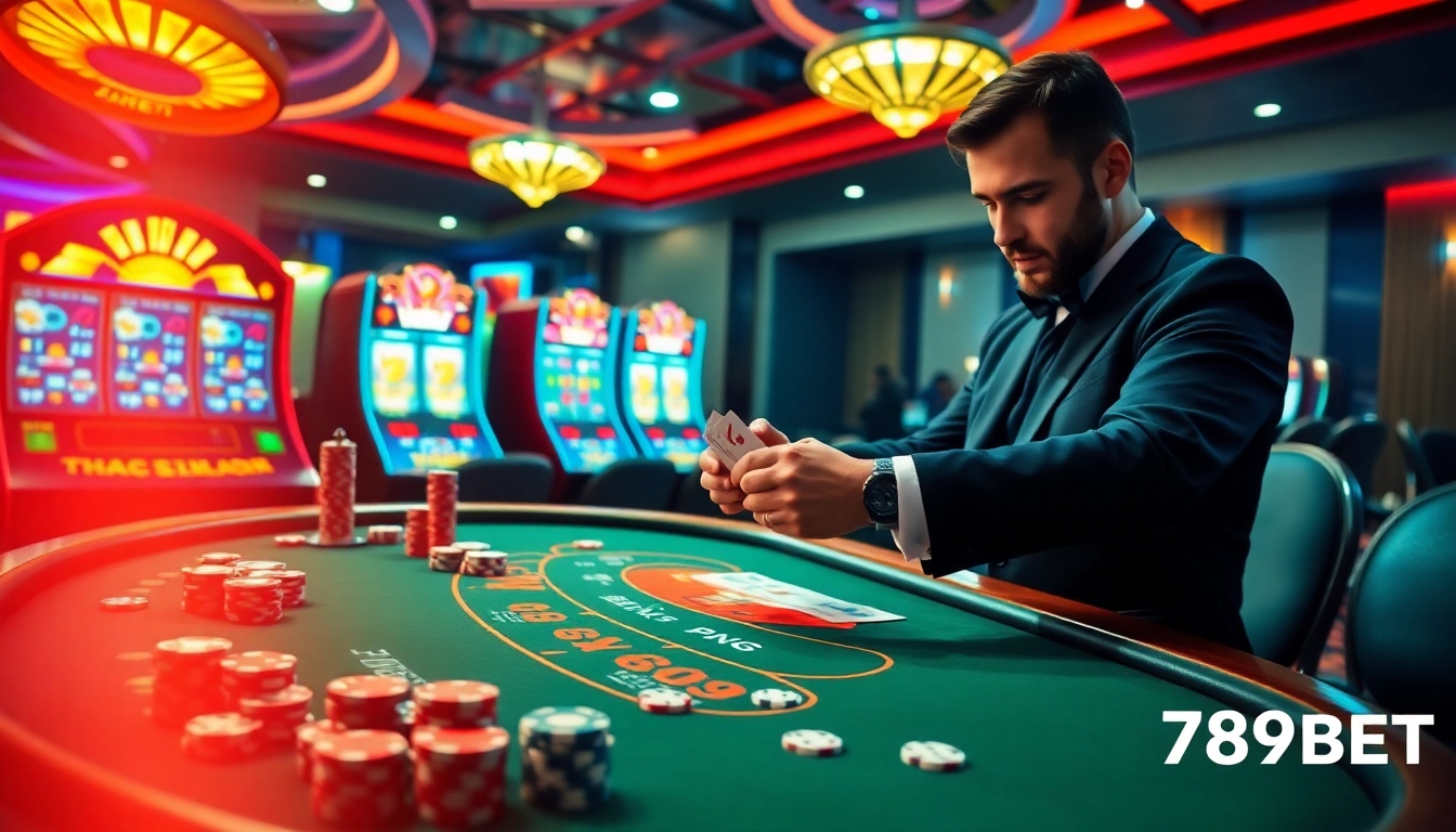 Experience the thrill of 789BET with vibrant casino action featuring professional dealers and exciting table games.