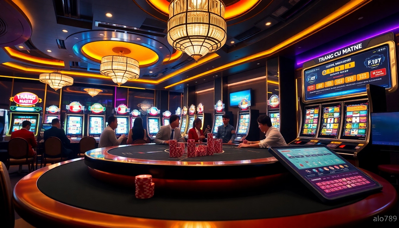 Experience the excitement of Trang chủ alo789 as players immerse in thrilling casino games.