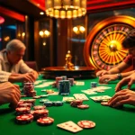 Experience the excitement of high-stakes poker at s8 com with vibrant chips and cards on a luxury table.