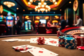 Engage with S8-themed poker chips as players enjoy a thrilling casino atmosphere.