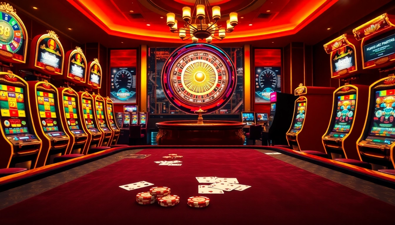 Gambler at a luxurious 88i casino table, engaging in a high-stakes poker game.