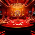 Experience the adrenaline of Du88 with players strategizing at an elegant poker table.
