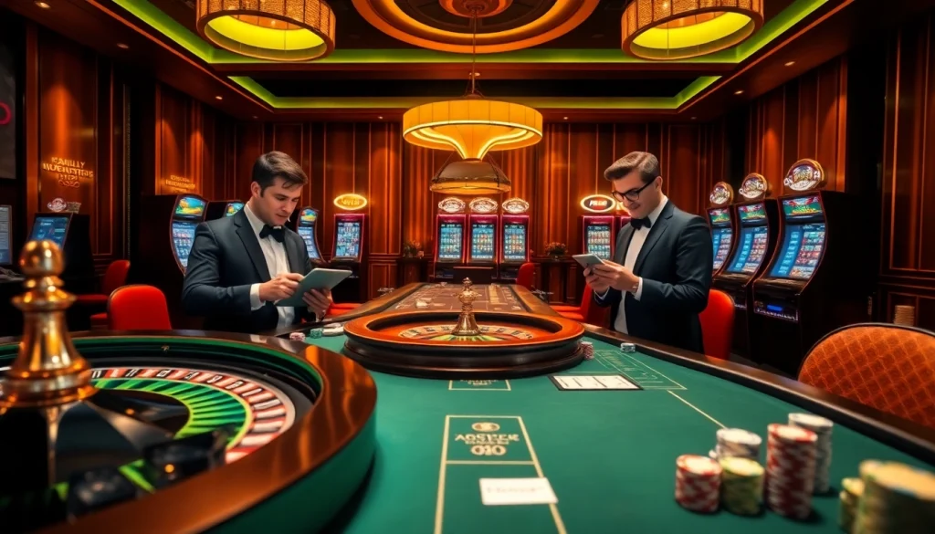 Parier sur des sites de paris sportifs avec des interfaces élégantes et une atmosphère de casino dynamique.