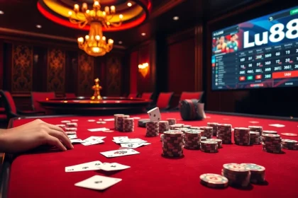 Experience the excitement of Lu88 with thrilling casino games and vibrant betting atmosphere.