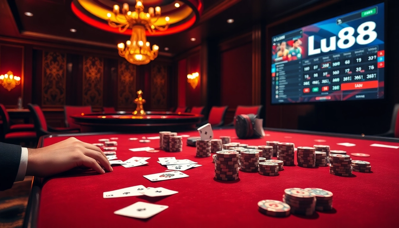 Experience the excitement of Lu88 with thrilling casino games and vibrant betting atmosphere.